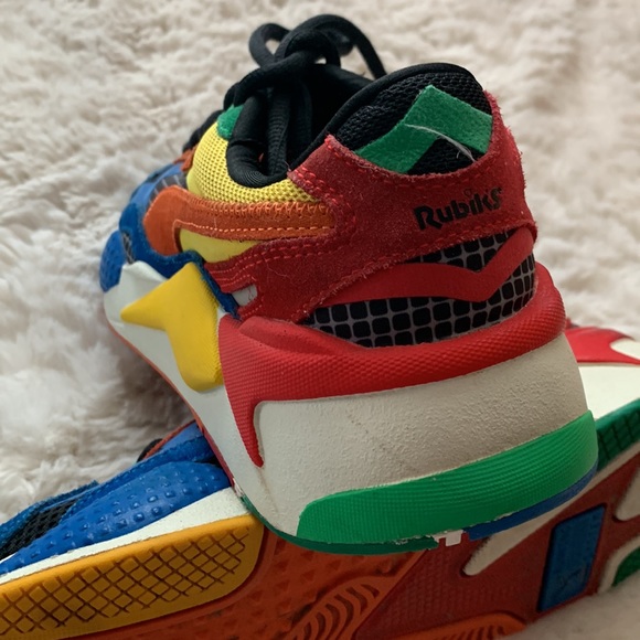 Puma x Rubik’s Cube RS-X3 374028-01 W Sz 7, Includes Rubik’s Cube! - Picture 9 of 13